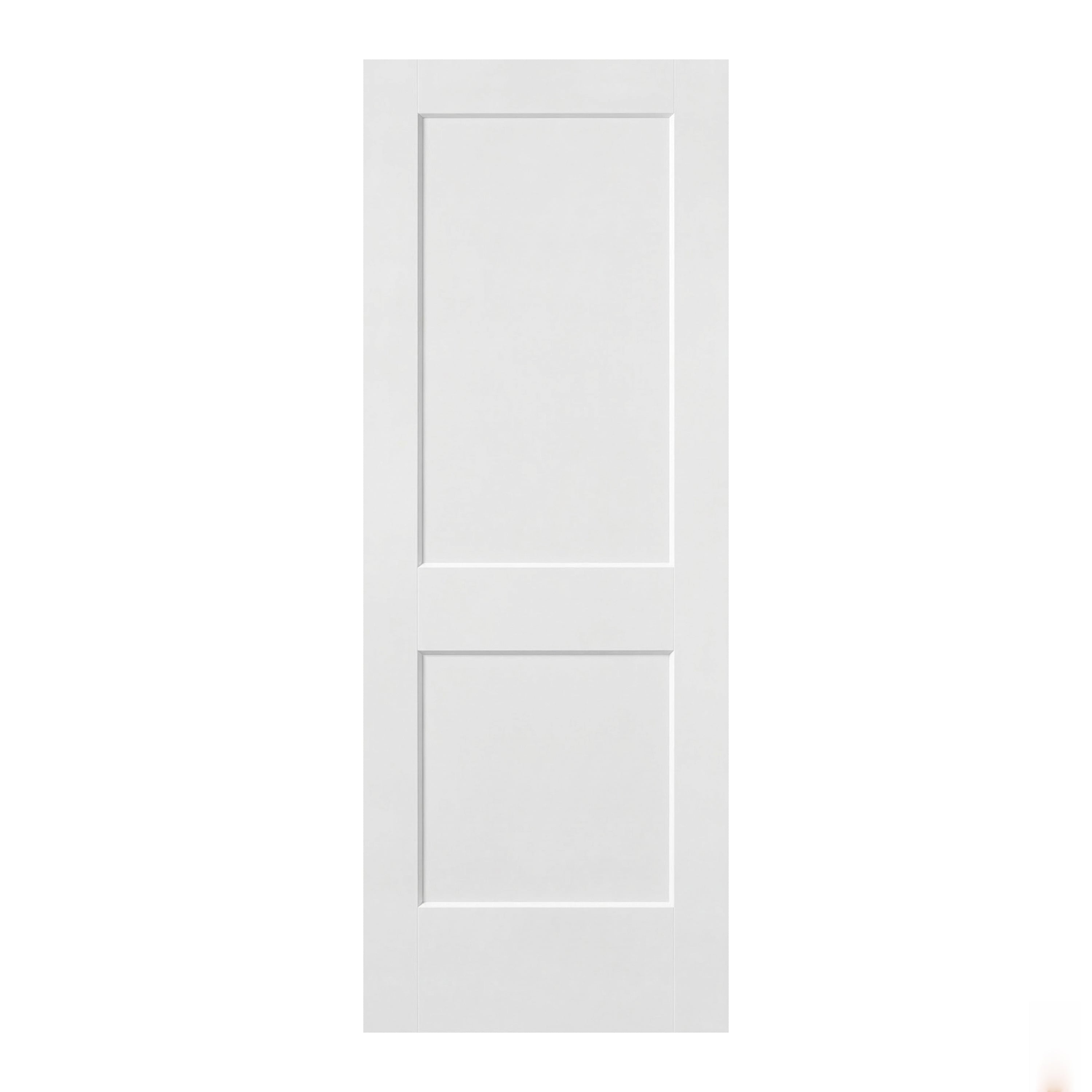 2 Panel Flat door slab, front view