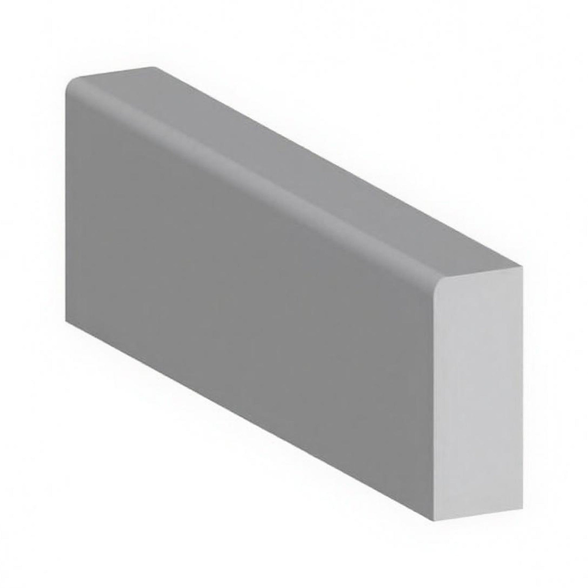 MDF primed door stop moulding, Eased Two Edges profile with rounded edges, 14 ft length