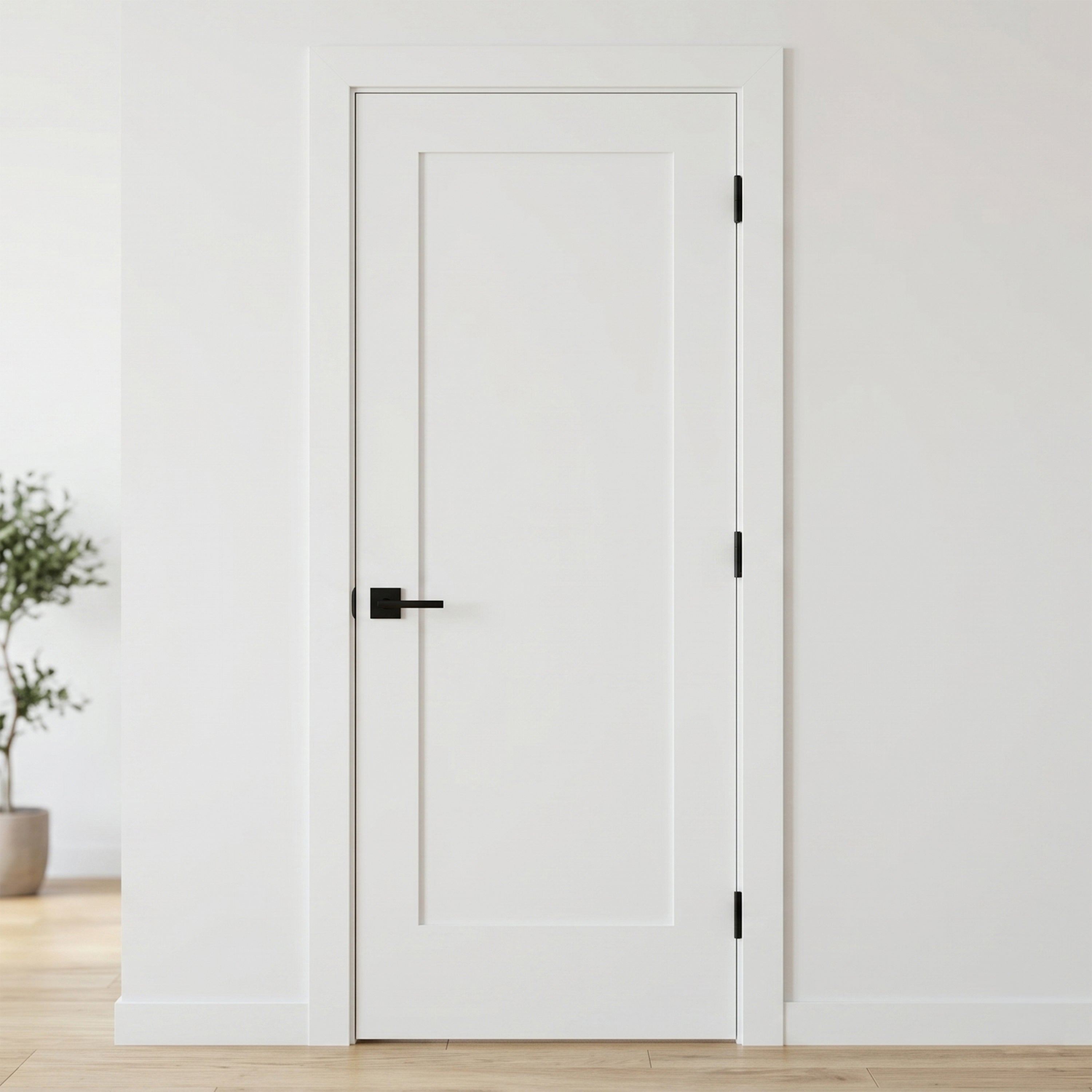 1 Panel Shaker Solid Core Interior Door