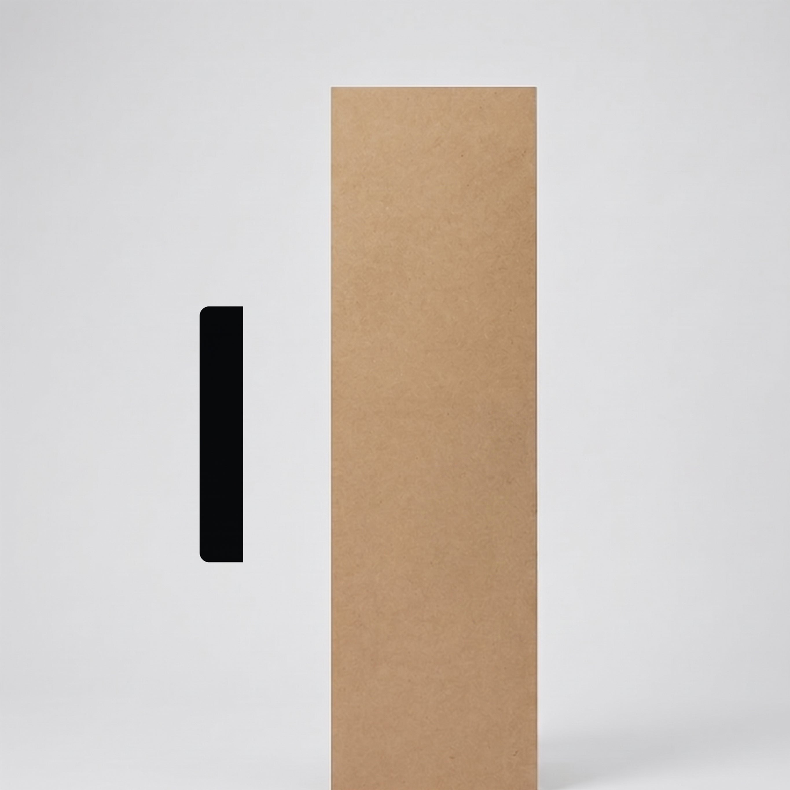 Raw MDF door jamb board